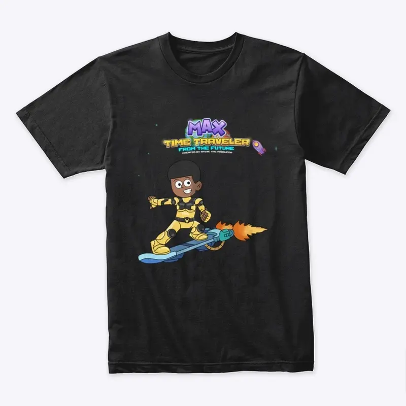 "Max Time Traveler" Hoverboard T-shirt